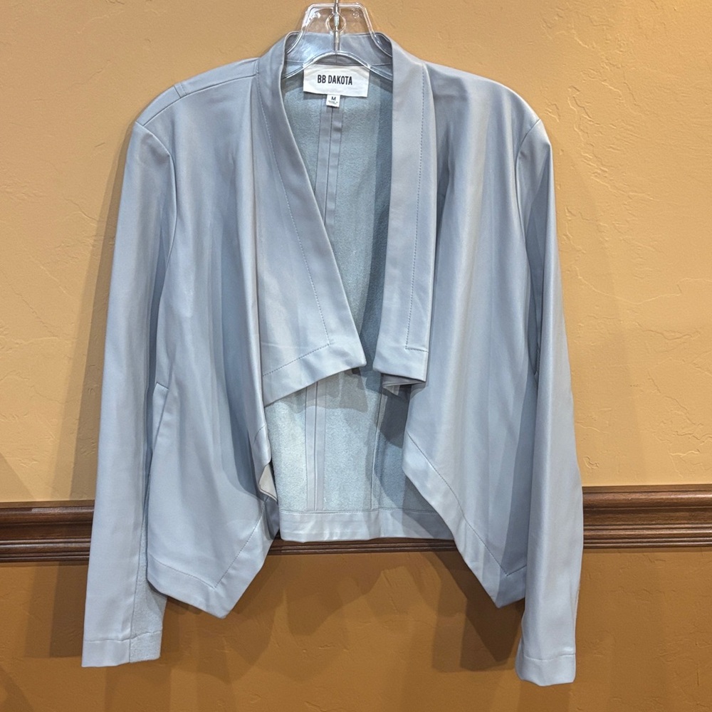 BB Dakota Gray Open Front Jacket
